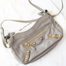  Balenciaga Grey Leather Hip Bag