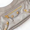 Balenciaga Grey Leather Hip Bag