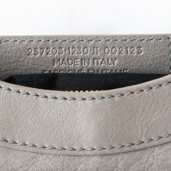Balenciaga Grey Leather Hip Bag