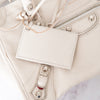 Balenciaga Small Off White Leather City Bag