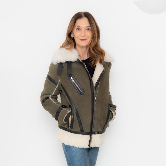 Belstaff Boulder Shearling Ladies Jacket