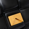 Bottega Veneta The Chain Cassette Black Leather Bag