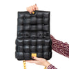 Bottega Veneta The Chain Cassette Black Leather Bag