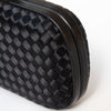 Bottega Veneta Black Intrecciato Satin Knot Clutch Bag
