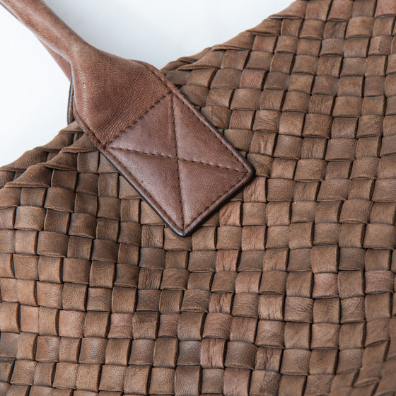 Bottega Veneta Brown Intrecciato  Leather Limited Edition Tote Bag