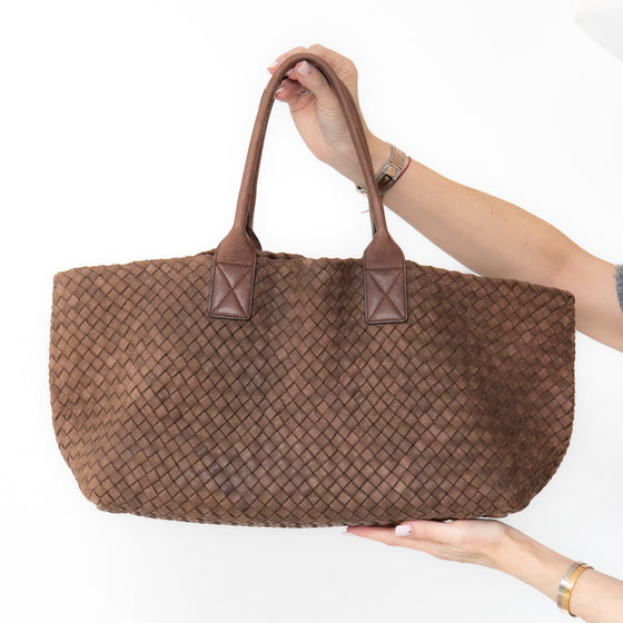 Bottega Veneta Brown Intrecciato  Leather Limited Edition Tote Bag
