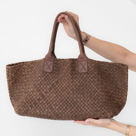 Bottega Veneta Brown Intrecciato  Leather Limited Edition Tote Bag