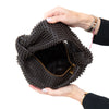 Bottega Veneta Brown Double Knot Beaded Leather Clutch Bag