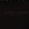 Bottega Veneta Black Satin Intrecciato Leather Knot Clutch Bag