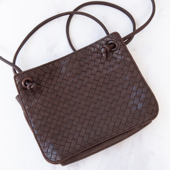 Bottega Veneta Brown Leather Knot Bag