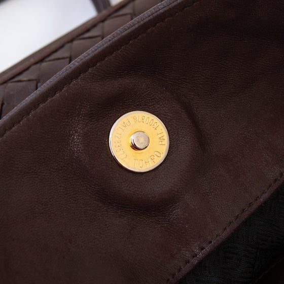 Bottega Veneta Brown Leather Knot Bag