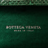 Bottega Veneta Green Intrecciato Satin Knot Clutch Bag