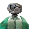 Bottega Veneta Green Intrecciato Satin Knot Clutch Bag