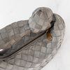 Bottega Veneta Suede Grey &nbsp;Mini Jodie & Intrecciato Bag
