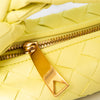 Bottega Veneta Mini Jodie Yellow Intrecciato Leather Bag
