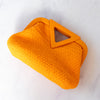 Bottega Veneta Tangerine Orange Point Top Handle Bag