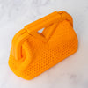 Bottega Veneta Tangerine Orange Point Top Handle Bag