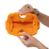 Bottega Veneta Tangerine Orange Point Top Handle Bag