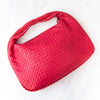 Bottega Veneta Raspberry Pink Leather Hobo Bag