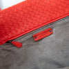 Bottega Veneta Red Intrecciato Woven Nappa Leather Cesta Tote Bag