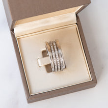  Bulgari  B Zero1 White Gold Three Band Diamond Ring