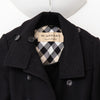 Burberry Black Wool Trenchcoat