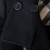 Burberry Black Wool Trenchcoat