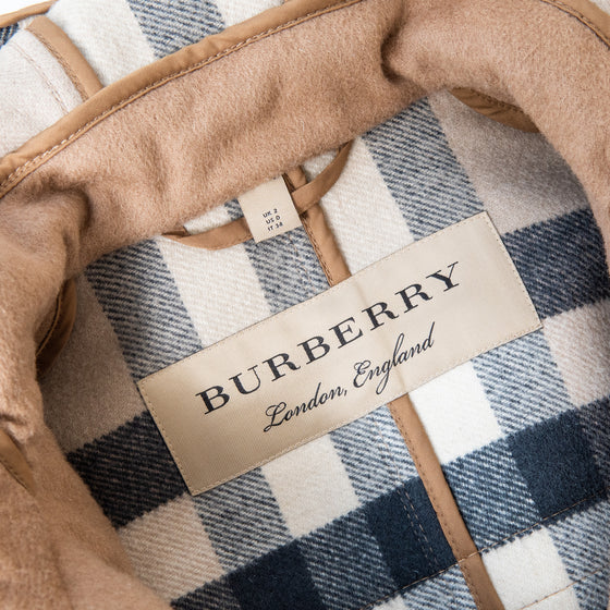 Burberry Camel Wool Duffle Jacket