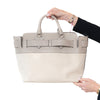 Burberry Mushroom Canvas And Leather Banner Tote Bag