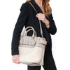 Burberry Mushroom Canvas And Leather Banner Tote Bag