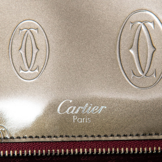 Cartier Patent Monogram Shoulder Bag