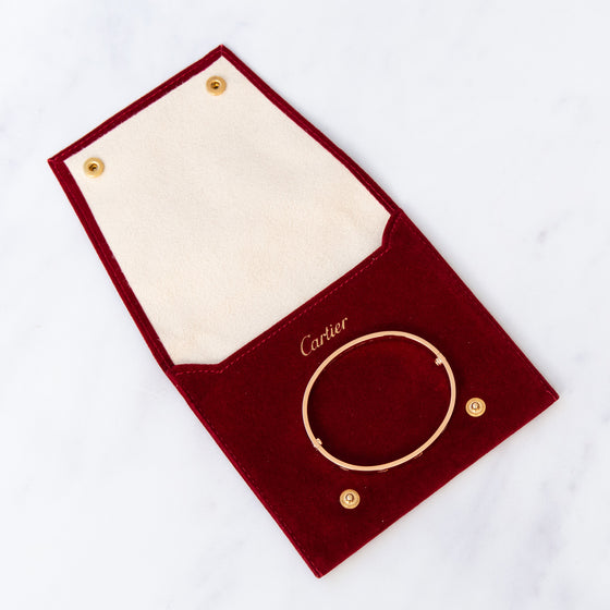Cartier Rose Gold Love Bracelet Size 19 Classic Model