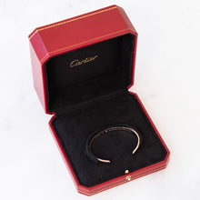  Cartier White Gold Single Diamond Open Love Cuff Bangle 18