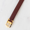 Cartier Vintage Burgundy Leather Belt