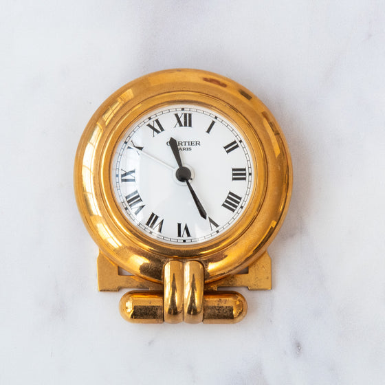 Cartier Colisée Travel Alarm Clock