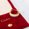 Cartier Pave Diamond Etincelle De Cartier Yellow Gold Ring