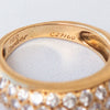 Cartier Pave Diamond Etincelle De Cartier Yellow Gold Ring
