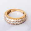 Cartier Pave Diamond Etincelle De Cartier Yellow Gold Ring