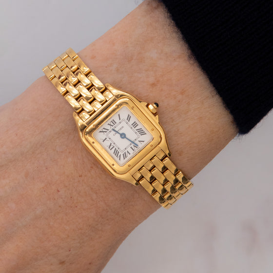 Cartier Yellow Gold Small Panthere Watch