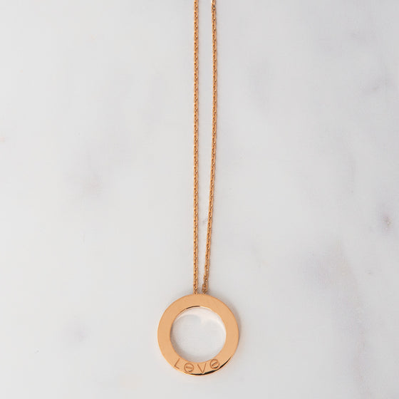 Cartier Rose Gold And Diamonds Love Pendant Necklace