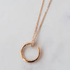 Cartier Juste Un Clou Diamond Pendant Necklace Rose Gold