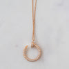 Cartier Juste Un Clou Diamond Pendant Necklace Rose Gold