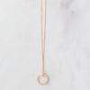 Cartier Juste Un Clou Diamond Pendant Necklace Rose Gold