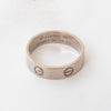Cartier White Gold Love Ring Classic Model