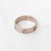 Cartier White Gold Love Ring Classic Model