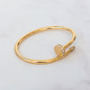 Cartier Juste Un Clou Yellow Gold And Diamonds Classic Bracelet