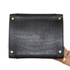 Celine Phantom Bag Black Mock Crocodile Embossed Leather Tote Bag