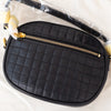 Celine C Charm Black Leather Crossbody Bag