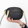 Celine C Charm Black Leather Crossbody Bag