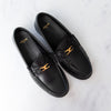 Celine Luco Black Leather Loafers